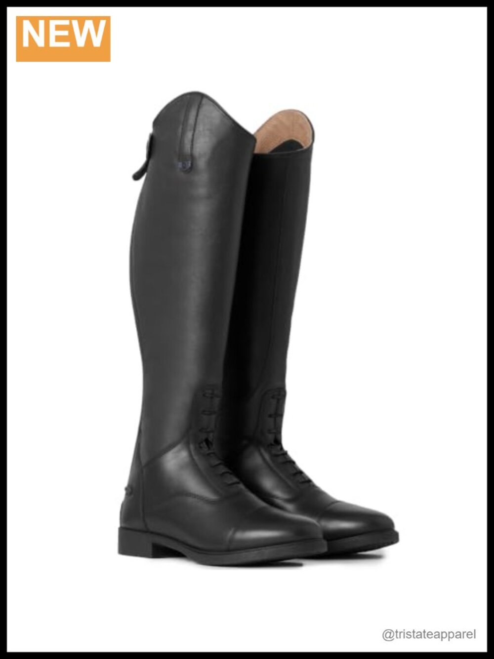 Women's Synthetic Leather Equestrian Tall Riding Boots Knee High Zipper